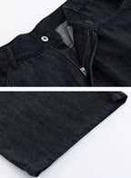 LIBERAFIT Raw Denim Below Knee Shorts