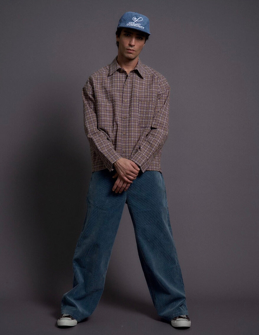 LIBERAFIT Vintage Corduroy Baggy Pants
