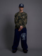 LIBERAFIT Hand Painted Polar Fleece Baggy Sweatpants