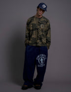 LIBERAFIT Hand Painted Polar Fleece Baggy Sweatpants