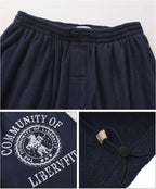 LIBERAFIT Hand Painted Polar Fleece Baggy Sweatpants