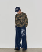 LIBERAFIT Hand Painted Polar Fleece Baggy Sweatpants