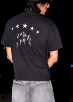 LIBERAFIT Star Graphic Vintage Dyed Distressed Tee