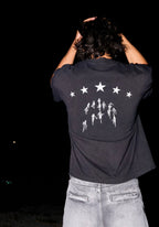 LIBERAFIT Star Graphic Vintage Dyed Distressed Tee