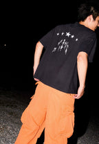 LIBERAFIT Star Graphic Vintage Dyed Distressed Tee
