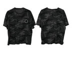 LIBERAFIT Vintage Camo Leopard Waffle Star Embroidered Tee