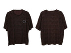 LIBERAFIT Vintage Camo Leopard Waffle Star Embroidered Tee