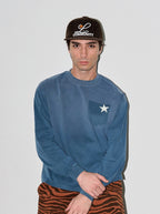 LIBERAFIT 3D Chain Stitch Embroidered Corduroy Trucker Hat
