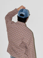 LIBERAFIT 3D Chain Stitch Embroidered Corduroy Trucker Hat
