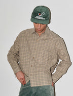 LIBERAFIT 3D Chain Stitch Embroidered Corduroy Trucker Hat