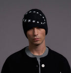 LIBERAFIT Star Ring Jacquard Beanie