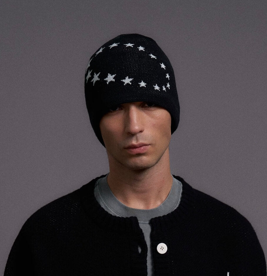LIBERAFIT Star Ring Jacquard Beanie