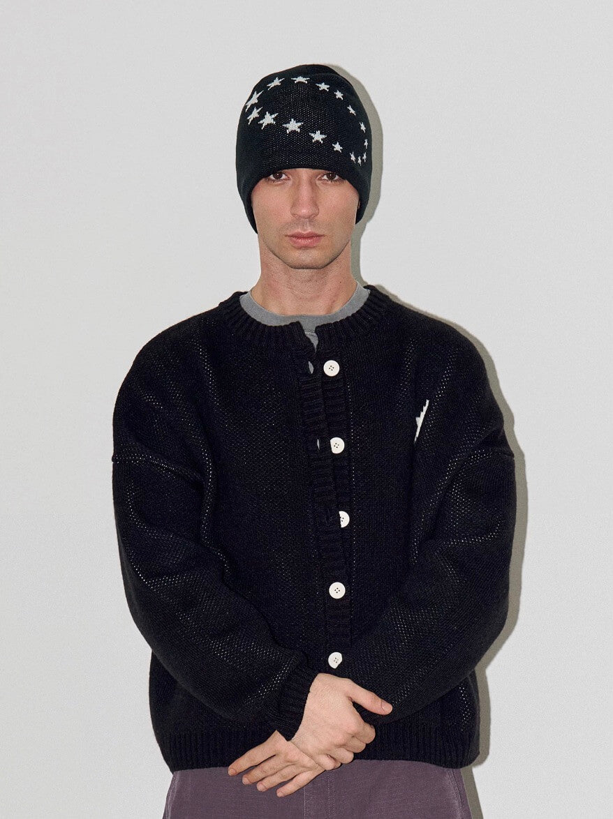 LIBERAFIT Star Ring Jacquard Beanie
