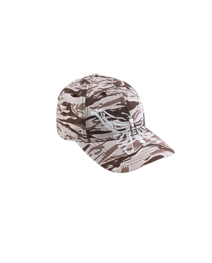 LIBERAFIT Skeleton Butterfly Embroidered Camo Racing Cap