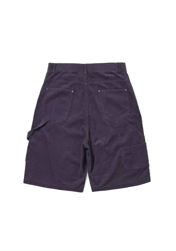 LIBERAFIT Double Knee Patch Corduroy Shorts