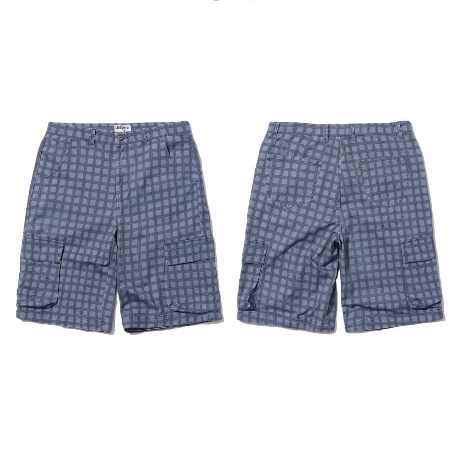 LIBERAFIT Checkered 3D Patch Pocket Zip Off Cargo Pants