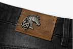 YADcrew Crossover Waist Washed Jeans