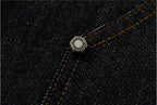 YADcrew Double Knee Denim Baggy Below Knee Shorts