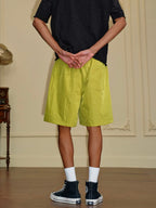 YADcrew Metallic Nylon Quick Dry Shorts
