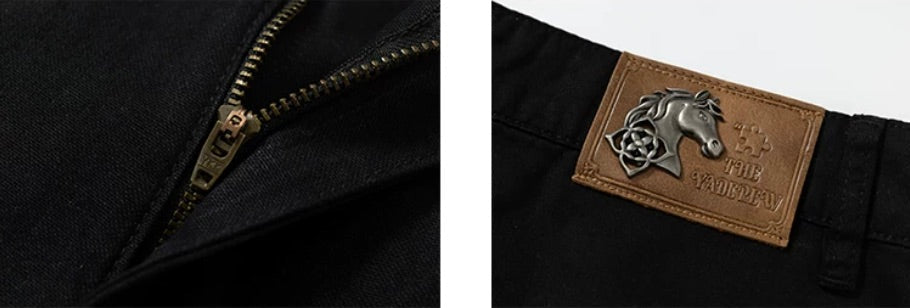 YADcrew Deconstructed Drop Crotch Loose Fit Wide Leg Work Pants