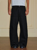 YADcrew Deconstructed Drop Crotch Loose Fit Wide Leg Work Pants