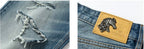 YADcrew Vintage Whiskered Washed Distressed Jeans