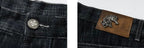 YADcrew Slub Denim Baggy Jeans