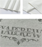 YADcrew Baroque Raised Logo Print Tee