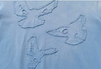 YADcrew Peace Dove Patch Distressed Washed Tee