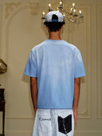 YADcrew Peace Dove Patch Distressed Washed Tee