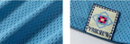 YADcrew Rhinestone Digital Checkered Numbering Mesh Tee
