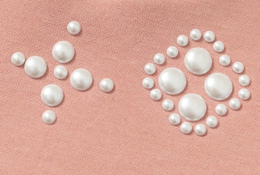 YADcrew Clover Pearl Neckline Tee