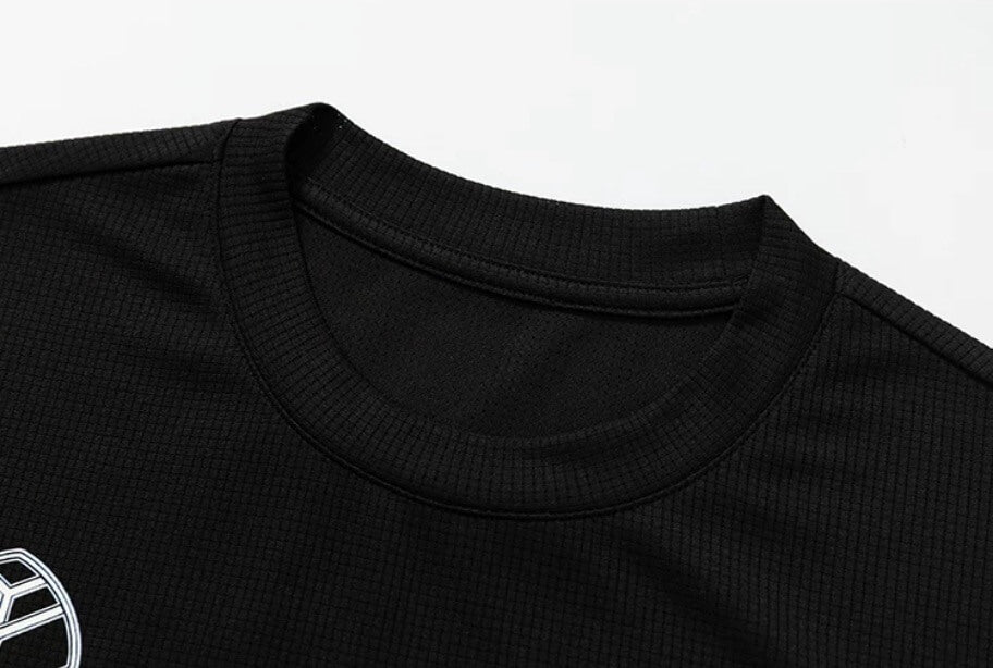 YADcrew Multi Logo Print Tee