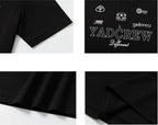YADcrew Multi Logo Print Tee