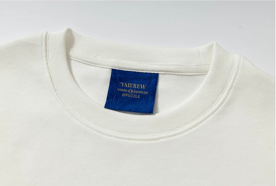 YADcrew Baroque Small Logo Embroidered Tee
