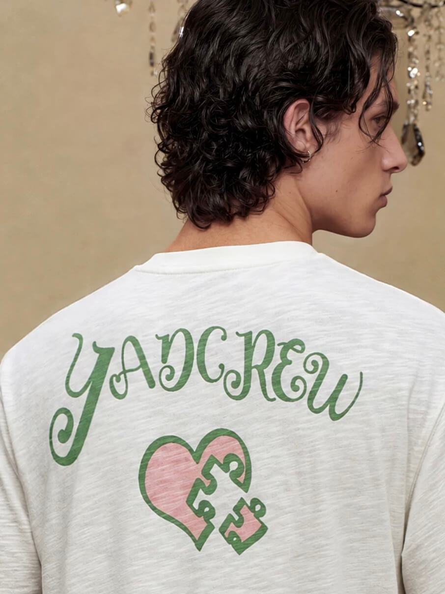 YADcrew Puppy and Fairy Print Tee
