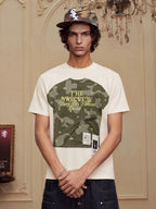 YADcrew Digital Print Camouflage Star Tee