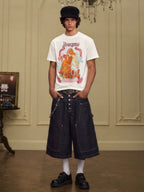 YADcrew Love Bird Print Rhinestone Tee