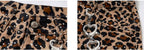YADcrew Leopard Digital Print All Over Rhinestone Baggy Shorts