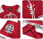 F3F Select Color Block Lace Up Mesh Short Sleeve Hockey Jersey