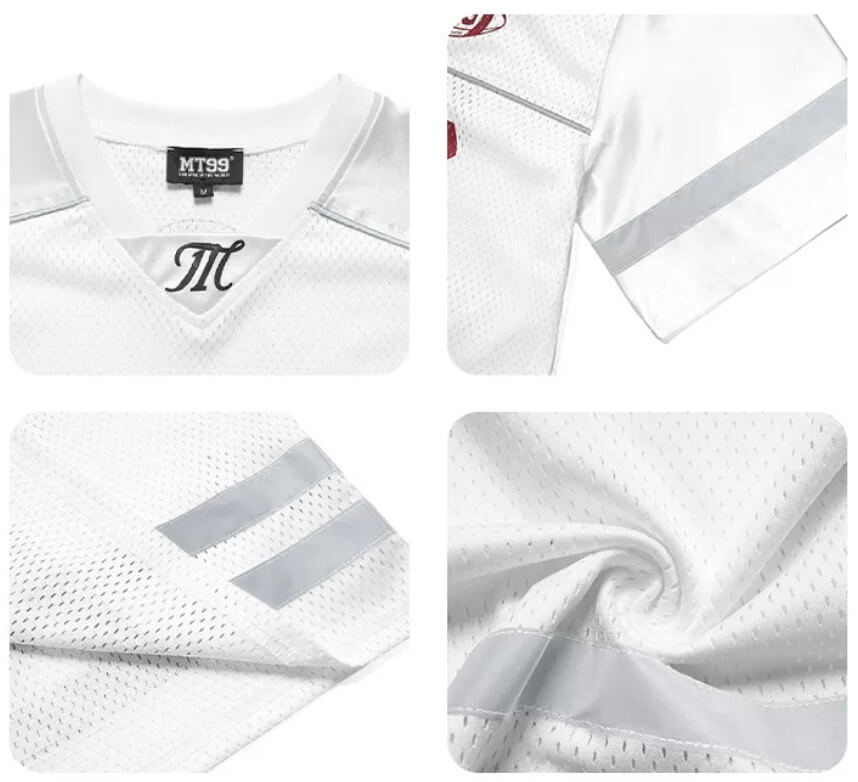 F3F Select 777 Numbering Reflective Stripe Mesh Short Sleeve Hockey Jersey