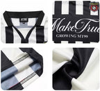 F3F Select Striped Polo Collar Short Sleeve Soccer Jersey