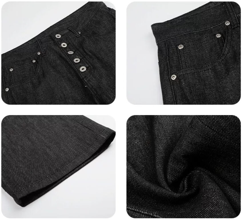 F3F Select Button Fly High Waisted Jeans