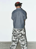 LIBERAFIT Cross Weave Striped Pique Short Sleeve Shirt