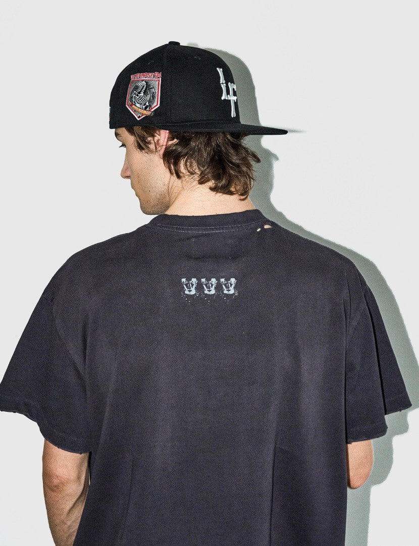 LIBERAFIT 3D Embroidered Skeleton Baseball Cap
