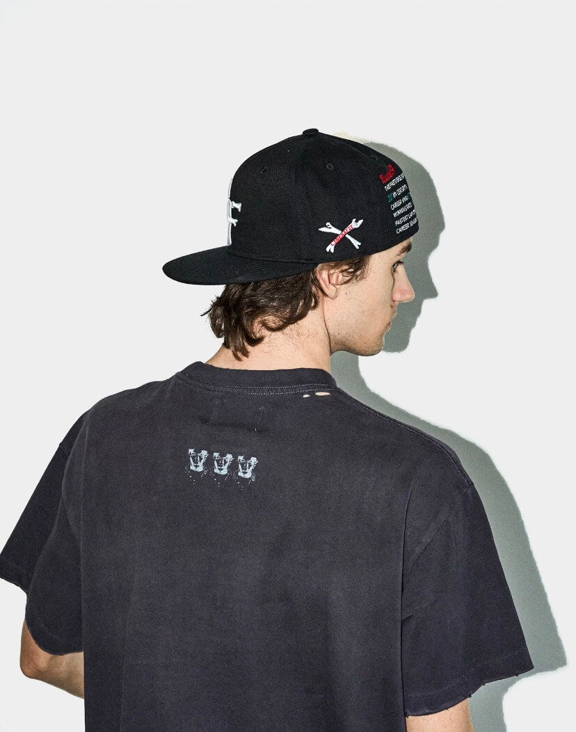 LIBERAFIT 3D Embroidered Skeleton Baseball Cap