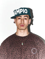 LIBERAFIT Star Studded Patch Embroidered Pillbox Cap