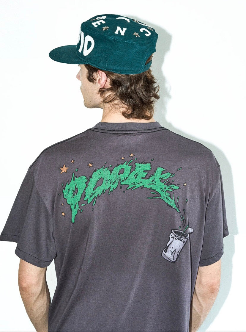 LIBERAFIT Star Studded Patch Embroidered Pillbox Cap