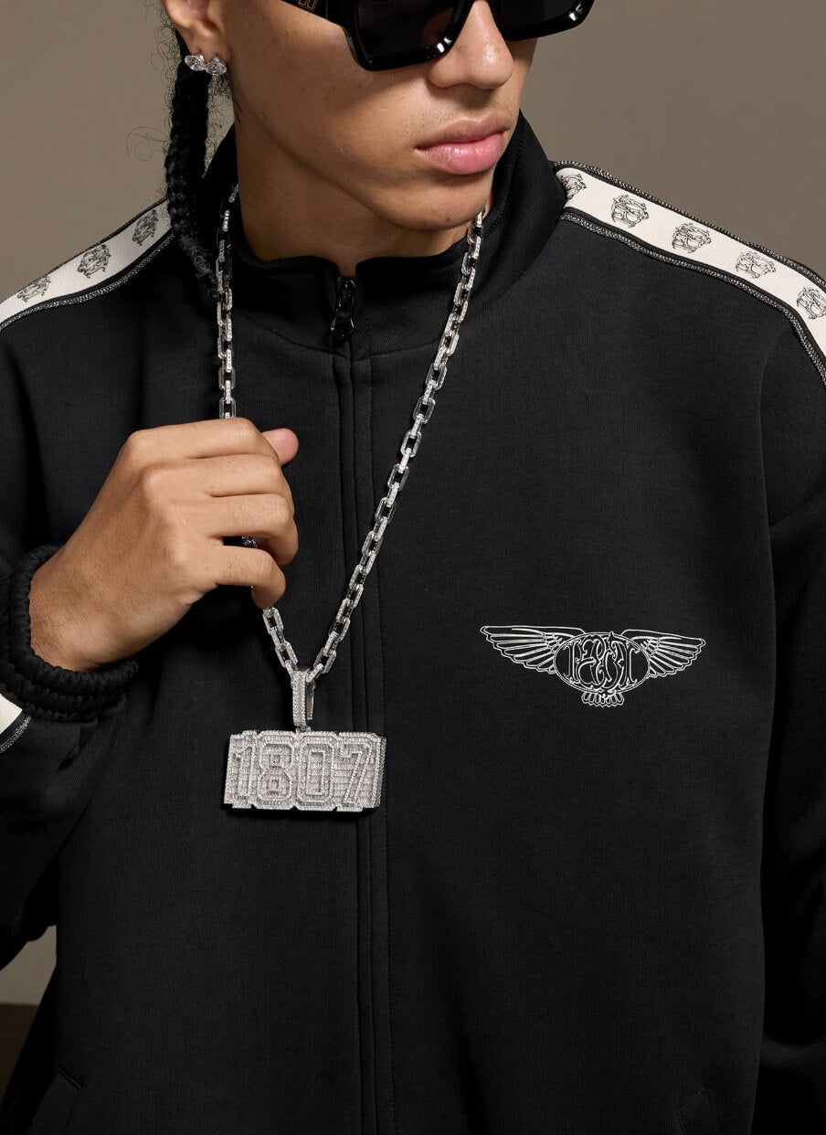 1807 Pegasus Sleeve Tape Track Jacket