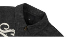 1807 Pegasus Vintage Print Embroidered Detroit Jacket